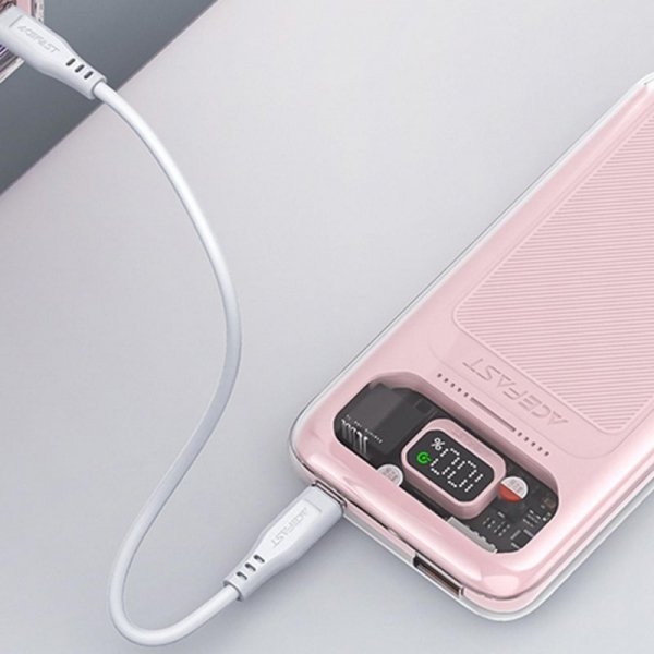 Acefast powerbank 10000mAh Sparkling Series szybkie ładowanie 30W zielony (M1)