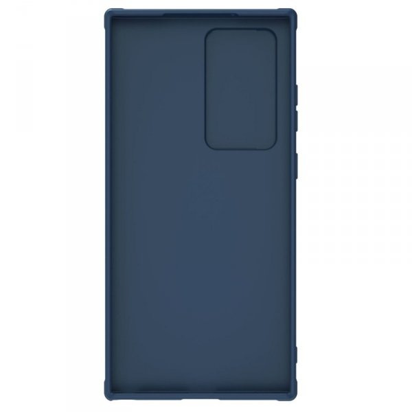 Nillkin Textured S Case etui Samsung Galaxy S22 Ultra pancerny pokrowiec z osłoną na aparat niebieskie