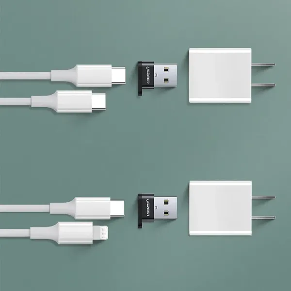 Adapter Ugreen US280 50568 USB-C 3.1 (żeński) / USB-A 2.0 (męski) - czarny