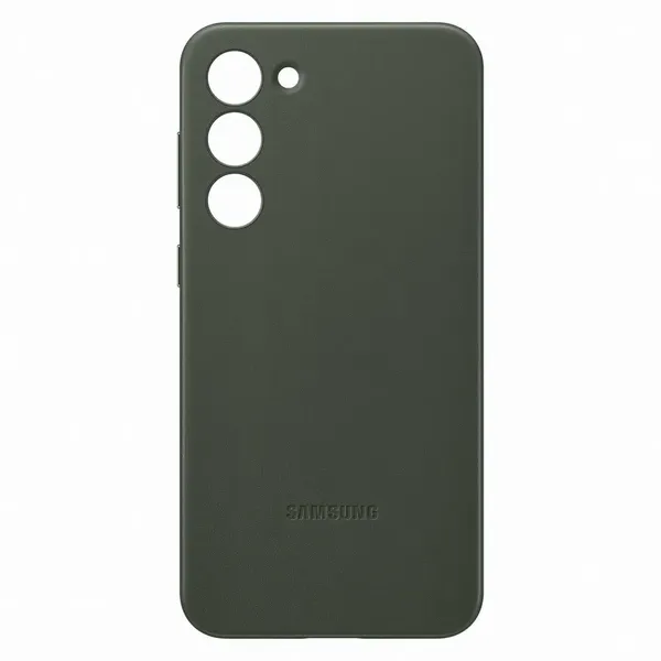 Samsung Leather Cover etui Samsung Galaxy S23+ pokrowiec z naturalnej skóry zielone (EF-VS916LGEGWW)