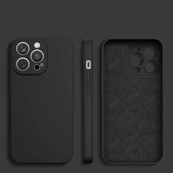 Silicone case etui Samsung Galaxy A34 5G silikonowy pokrowiec czarne
