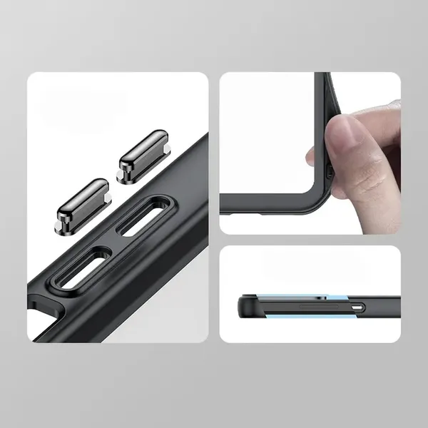 Outer Space Case etui Xiaomi Poco X5 5G / Redmi Note 12 5G pokrowiec z elastyczną ramką przezroczyste