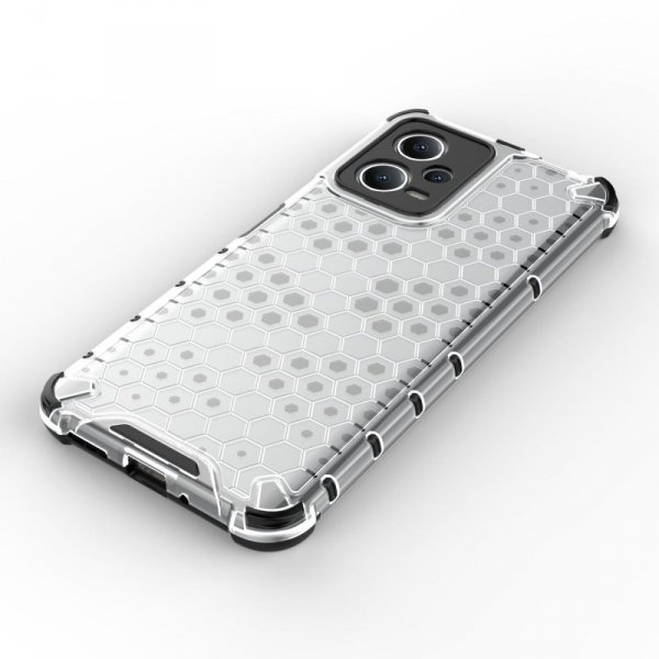 Honeycomb etui do Xiaomi Redmi Note 12 5G / Poco X5 5G pancerny hybrydowy pokrowiec czarne