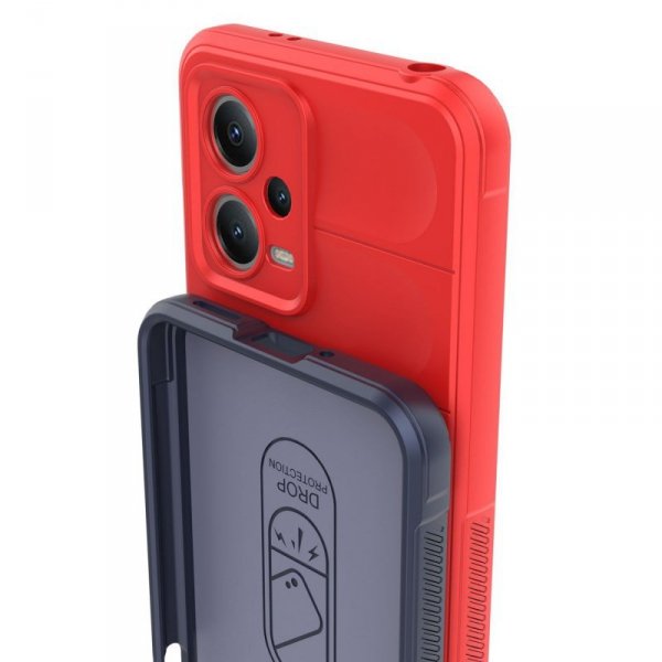 Magic Shield Case etui do Xiaomi Redmi Note 12 5G / Poco X5 5G elastyczny pancerny pokrowiec czarne