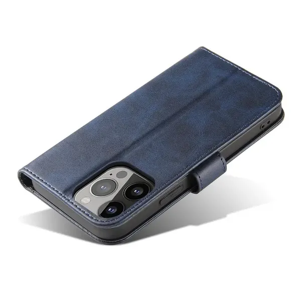 Magnet Case etui do Xiaomi Redmi Note 12 pokrowiec z klapką portfel podstawka niebieskie
