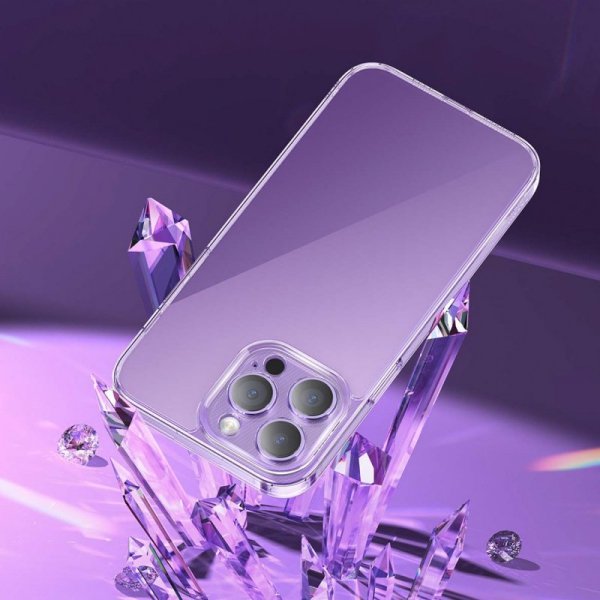 Baseus Corning Case etui do iPhone 14 pancerny pokrowiec + szkło przezroczyste