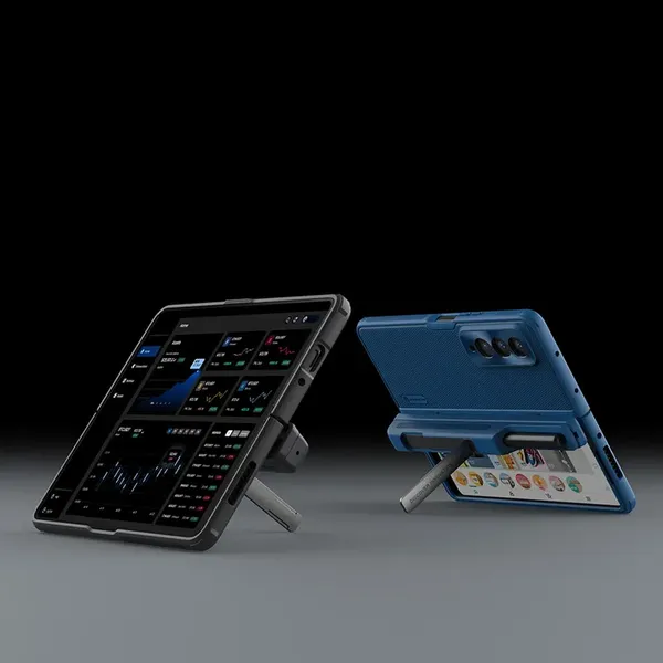 Pancerne etui Samsung Galaxy Z Fold 4 Nillkin Super Frosted Shield - czarne