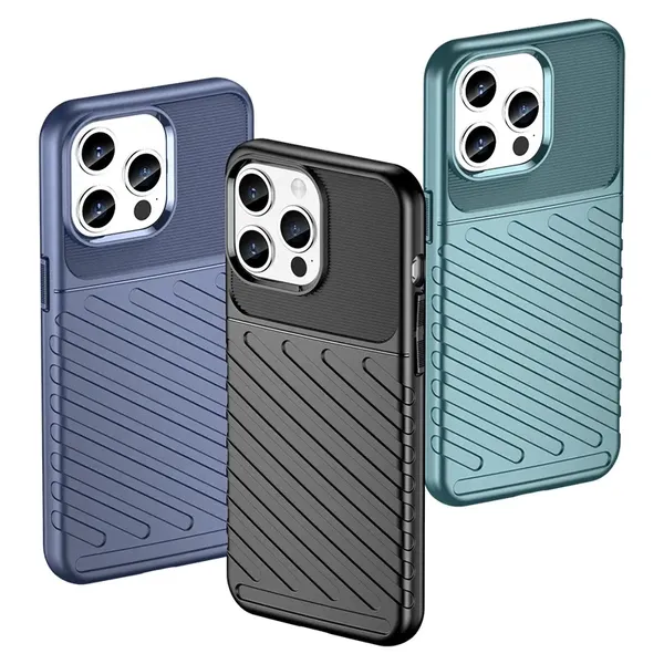 Pancerne etui iPhone 15 Pro Max Thunder Case - czarne