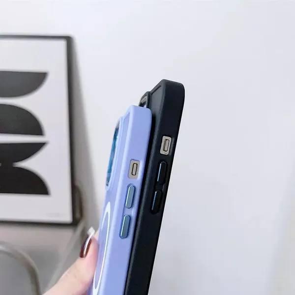 Magnetyczne etui z MagSafe Color Matte Case do iPhone 14 Plus - czarne