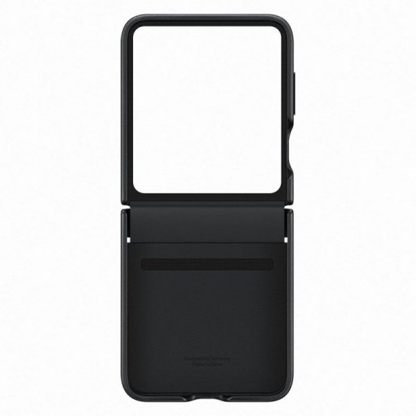 Etui z ekoskóry do Samsung Galaxy Z Flip 5 - czarne