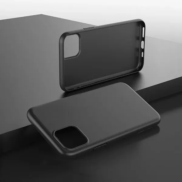 Żelowe elastyczne etui pokrowiec do iPhone 15 Plus Soft Case - czarny