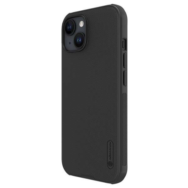 Wzmocnione etui do iPhone 15 Plus Nillkin Super Frosted Shield Pro - czarne