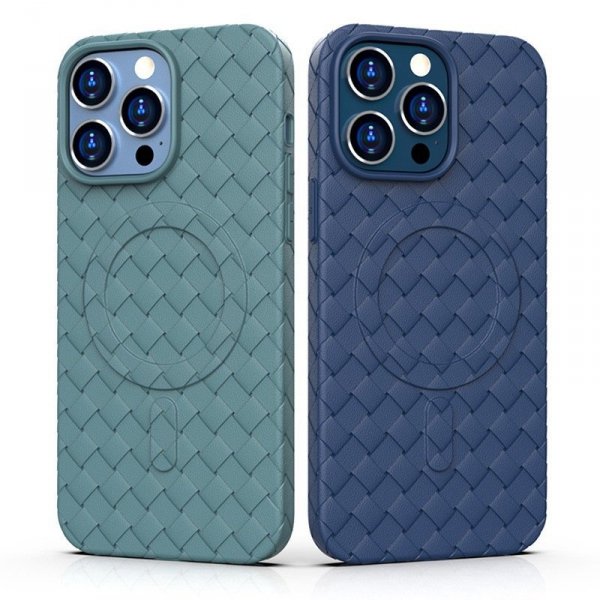 Plecione etui MagSafe Woven Case do iPhone 15 Pro - czarne