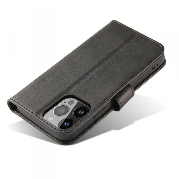 Etui z klapką i portfelem Magnet Case do Samsung M54 - czarne