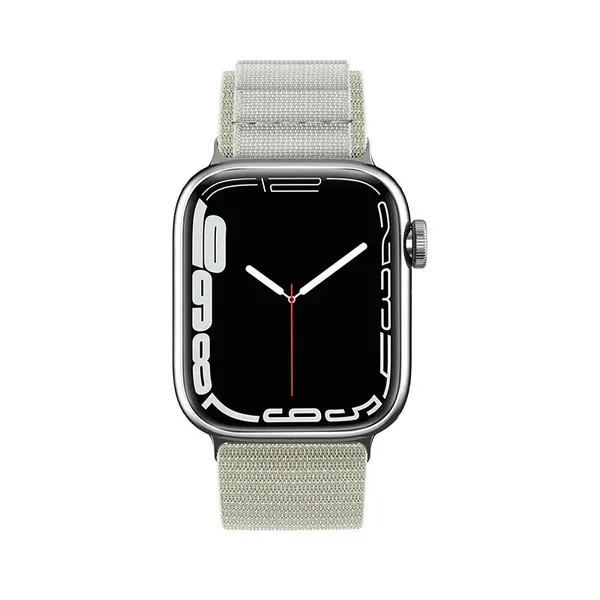 Pasek ze stalową sprzączką Alpine do Apple Watch 42 / 44 / 45 / 49 mm - szary