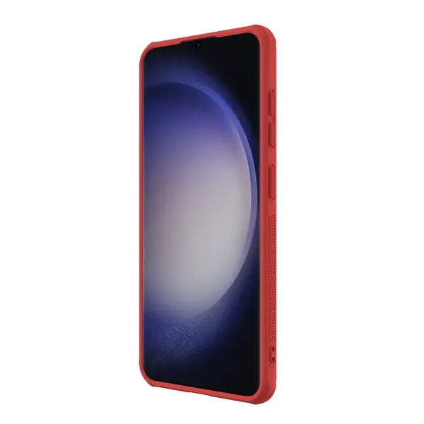 Etui Nillkin Super Frosted Shield Pro pancerne do Samsung Galaxy S24+ - czerwone