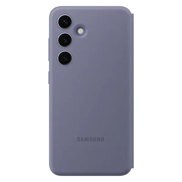 Etui Samsung Smart View Wallet EF-ZS921CVEGWW z klapką do Samsung Galaxy S24 - fioletowe