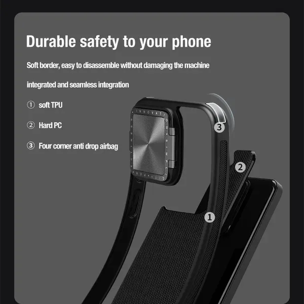 Etui Nillkin Textured Prop Magnetic Case na Xiaomi 14 Pro - czarne