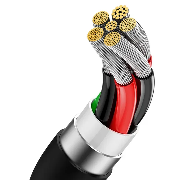 Kabel Baseus Superior Series USB-A / USB-C 100W do Huawei / Honor 1.5m - czarny