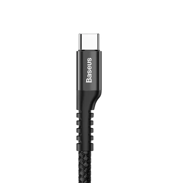 Kabel Baseus Fish Eye kabel USB-A / USB-C 2A 1m - czarny