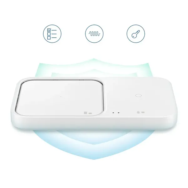 Ładowarka Samsung Wireless Charger Duo EP-P5400BWEGEU indukcyjna 15W - biała