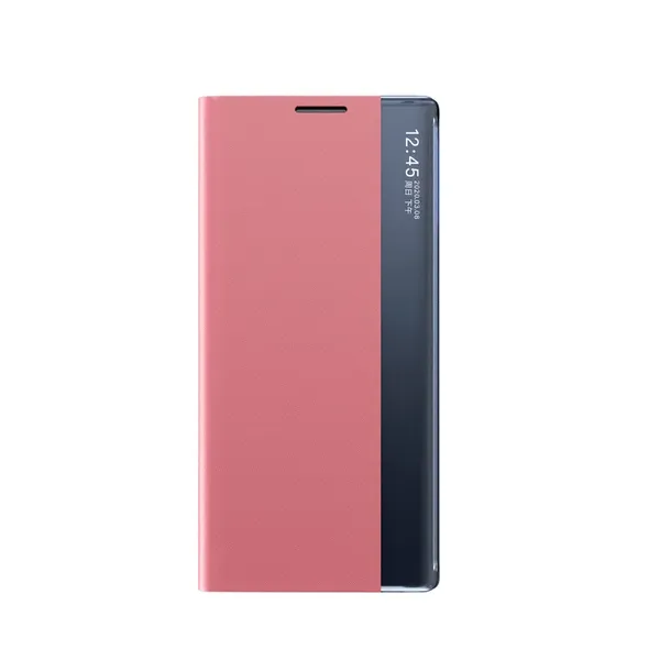 New Sleep Case etui do Samsung Galaxy A16 / A16 5G pokrowiec z klapką i podstawką - różowe