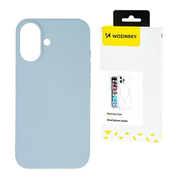 Silikonowe etui Wozinsky Silicone Case na Samsung Galaxy S24 FE - niebieskie