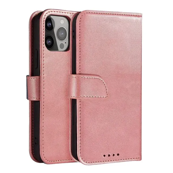 Etui Magnet Case z klapką do Samsung Galaxy A56 - różowe