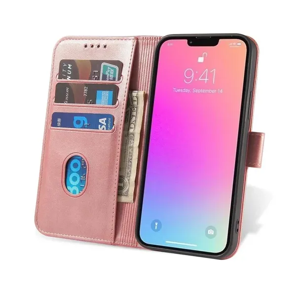 Etui Magnet Case z klapką do Samsung Galaxy A26 - różowe