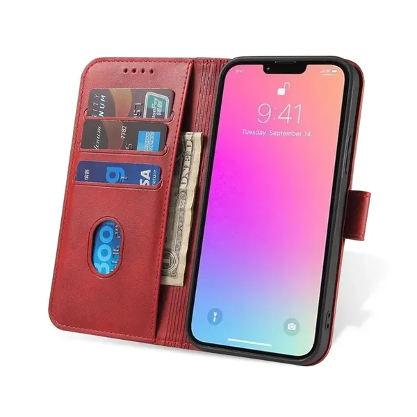 Etui Magnet Case z klapką do Samsung Galaxy A26 - czerwone