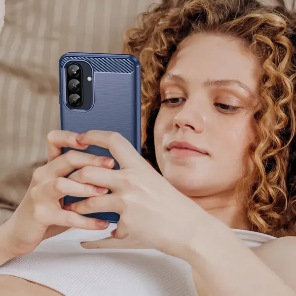 Carbon Case Samsung Galaxy A26 Blue