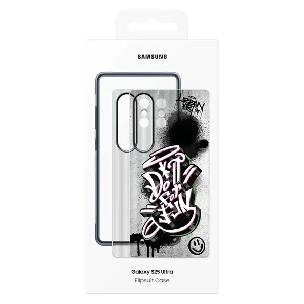 Etui silikonowe Samsung Flipsuit Case Rugged EF-JS938CBEGWW do Samsung Galaxy S25 Ultra - czarne