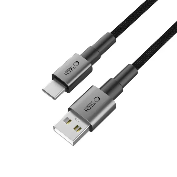 Kabel Tech-Protect UltraBoost DNA USB-A / USB-C 15W/3A 100 cm - szary