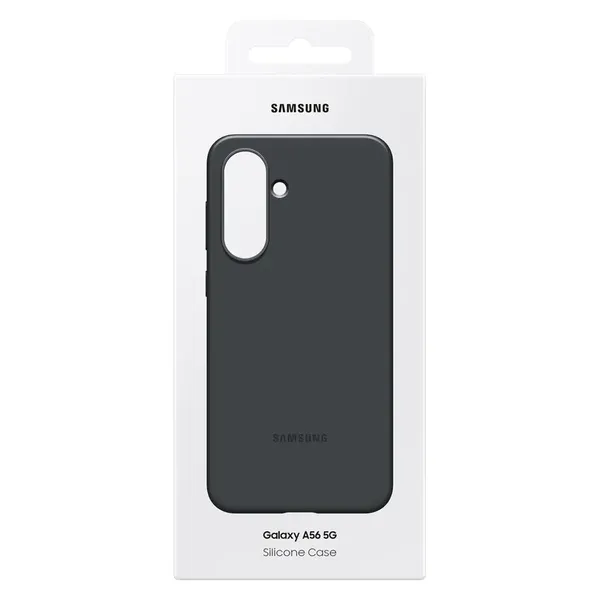Etui silikonowe Samsung Silicone Case EF-PA566CBEGWW na Samsung Galaxy A56 5G - czarne