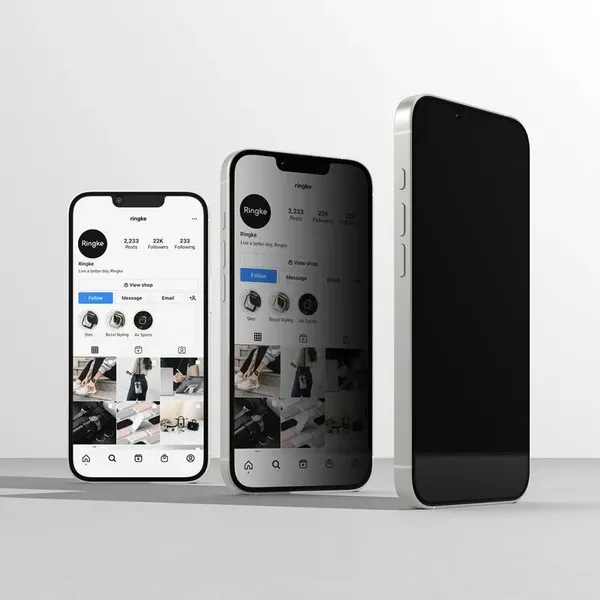 Szkło prywatyzujące Ringke Easy Slide 2-pack na iPhone 13 / 13 Pro / 14 / 16e