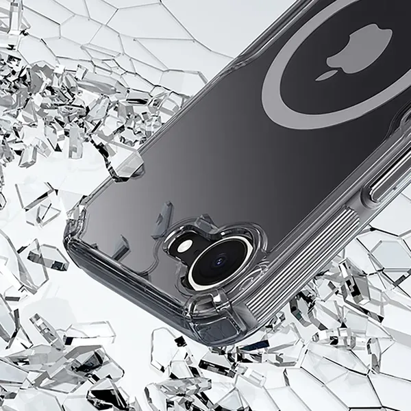Etui Nillkin Nature Pro Magnetic na iPhone 16e - przezroczyste
