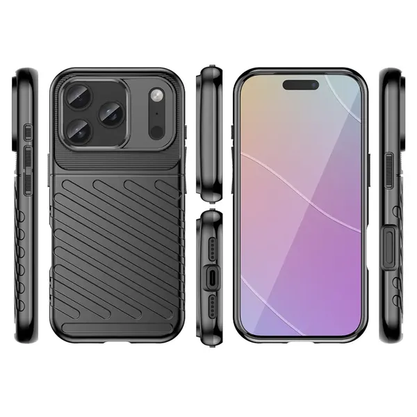 Etui Thunder Case na iPhone 17 Pro - czarne