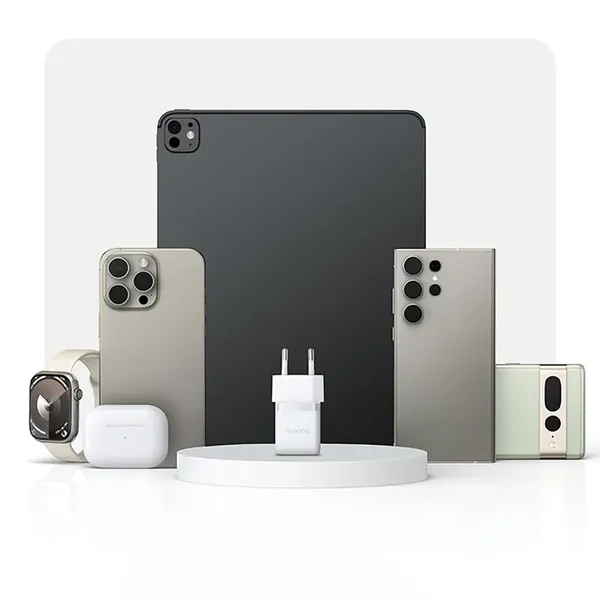 Ładowarka sieciowa Baseus Palm 1C 20W (z kablem Baseus Mini White USB-C 60W (20V/3A) 1m) - biała