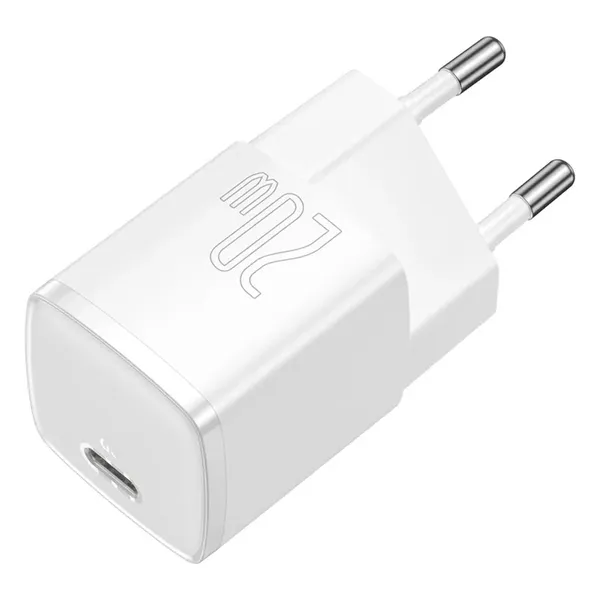 Ładowarka sieciowa Baseus Cube 20W PD USB-C - biała