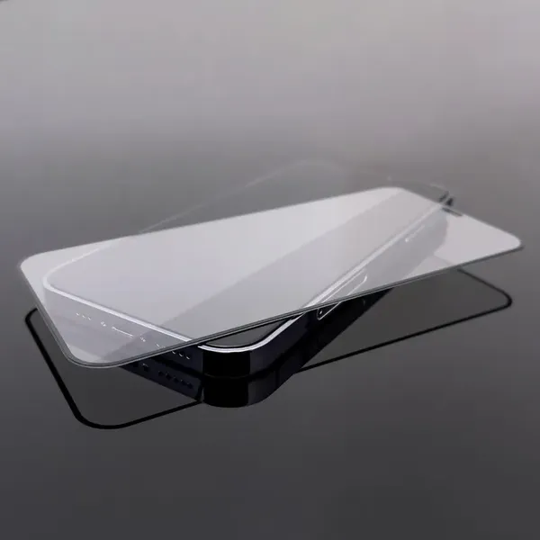 Wozinsky super wytrzymałe szkło hartowane Full Glue na cały ekran z ramką Case Friendly iPhone 12 Pro Max czarny