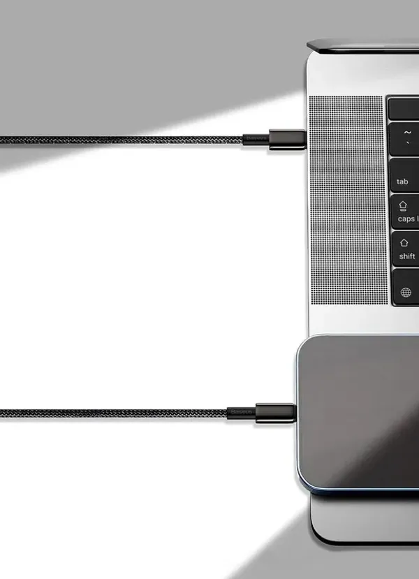 Kabel Baseus CATLWJ-01 Lightning - USB-C PD 20W 480Mb/s 1m - czarny