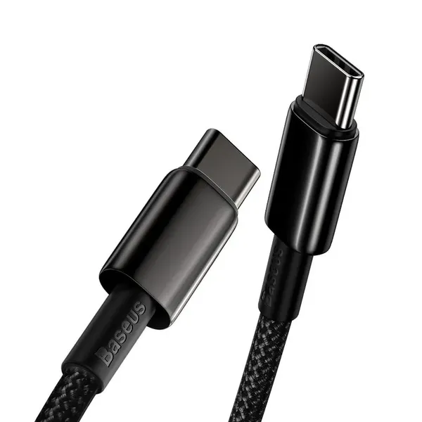 Kabel Baseus CATWJ-A01 USB-C - USB-C PD QC 100W 5A 480Mb/s 2m - czarny