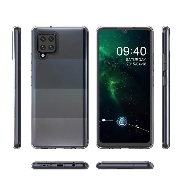 Żelowy pokrowiec etui Ultra Clear 0.5mm Samsung Galaxy A12 / Galaxy M12 przezroczysty