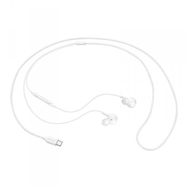 Samsung AKG przewodowe słuchawki dokanałowe USB-C biały (EO-IC100BWEGEU)