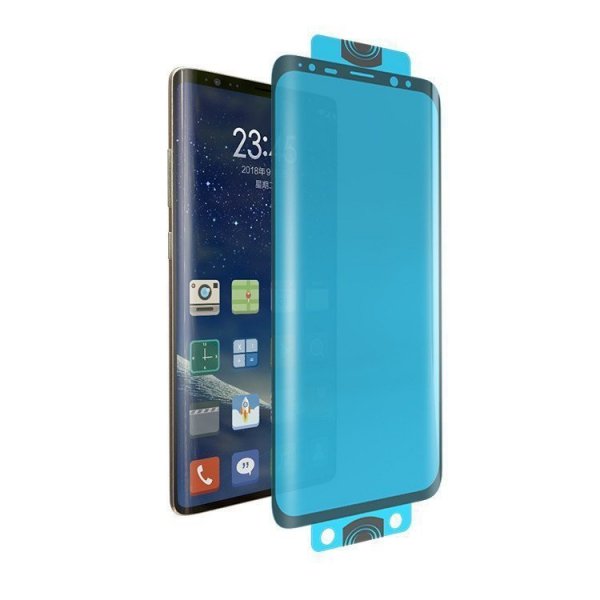 3D Edge Nano Flexi Glass folia szklana szkło hartowane na cały ekran z ramką Samsung Galaxy S21 Ultra 5G przezroczysty