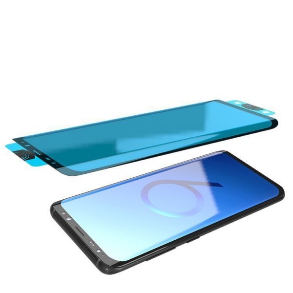 3D Edge Nano Flexi Glass folia szklana szkło hartowane na cały ekran z ramką Samsung Galaxy S21 Ultra 5G przezroczysty