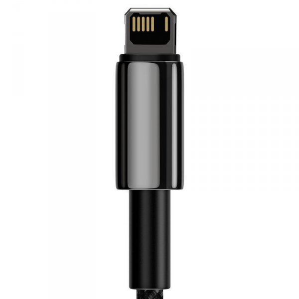 Baseus Tungsten kabel USB - Lightning 2,4 A 1 m czarny (CALWJ-01)