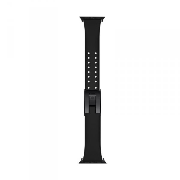 Baseus Slip-Thru pasek opaska bransoleta do Apple Watch 3/4/5/6/SE 38mm/40mm czarny (LBWSE-01)