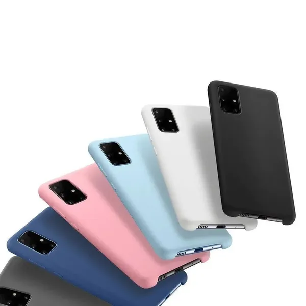Spring Case pokrowiec żelowe etui z kolorową ramką do Samsung Galaxy A72 4G czarny