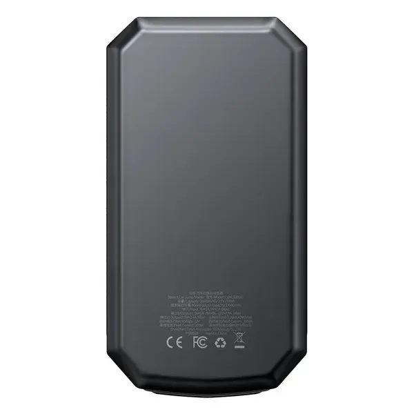 Baseus powerbank Power Starter Jump Starter urządzenie rozruchowe booster 20000mAh 12V (2000A / 1000A) + kable krokodylki czarny